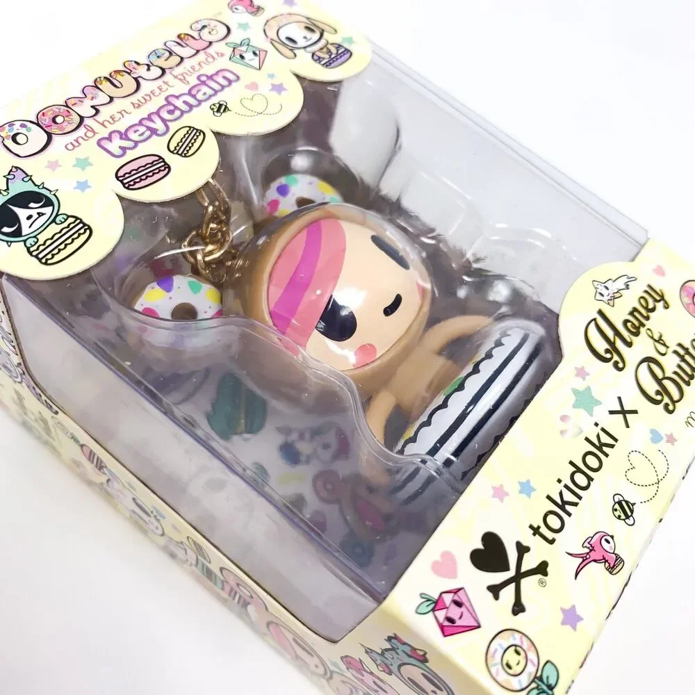 tokidoki x Honey & Butter Exclusive Donutella Collectible Keychain 2018, NIB